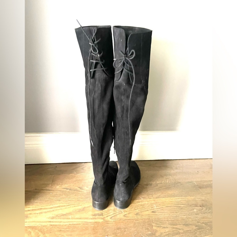 Geox Black Over-the-Knee Women's Boots - Picture 5 of 8